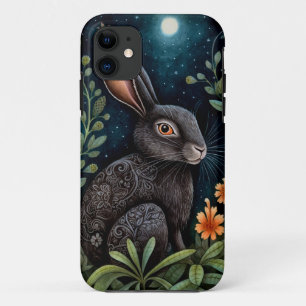 Midnight Hare Telefoonhoes iPhone 11 Hoesje