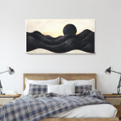 Midnight Horizon Canvas Afdruk (Insitu (Slaapkamer))