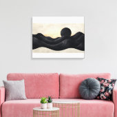 Midnight Horizon Canvas Afdruk (Insitu (Woonkamer))