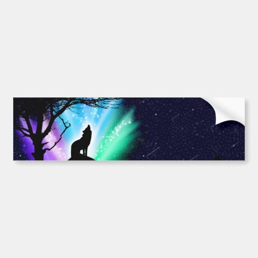 Midnight Howl Bumpersticker (Voorkant)