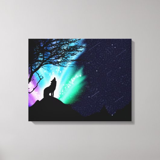 Midnight Howl Canvas Afdruk (Voorkant)