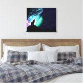 Midnight Howl Canvas Afdruk (Insitu (Slaapkamer))