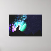 Midnight Howl Canvas Afdruk (Voorkant)