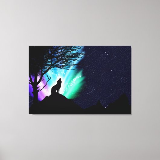 Midnight Howl Canvas Afdruk (Voorkant)