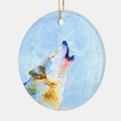 Midnight Howl Moon Ornament (Links)