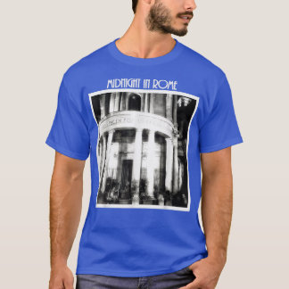 Midnight in Rome Black and White Photo print T-shirt