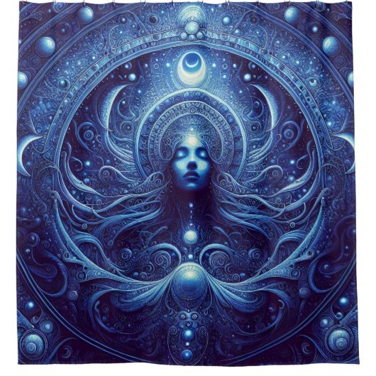 Midnight Insight Douchegordijn (Voorkant)