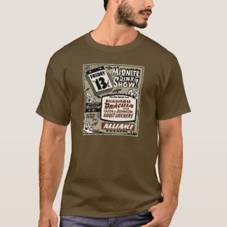Midnight Jinx Show Spook Show Poster T-shirt