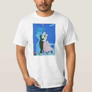 Midnight Kiss Art Deco T-shirt