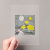 Midnight Kitty Adventure_Invitation Card Acryl Uitnodigingen (Insitu (Draagbaar))