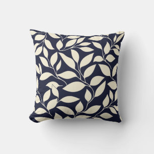 Midnight Leaf Kussen