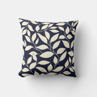Midnight Leaf Kussen