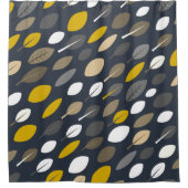 Midnight Leaves Douchegordijn (Voorkant)