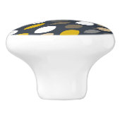 Midnight Leaves Keramische Knop (Zijkant)