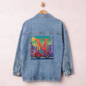 "Midnight Love Letter Vrouwen Denim Jasje" Denim Jacket (Hangar)