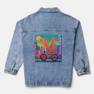 "Midnight Love Letter Vrouwen Denim Jasje" Jacket