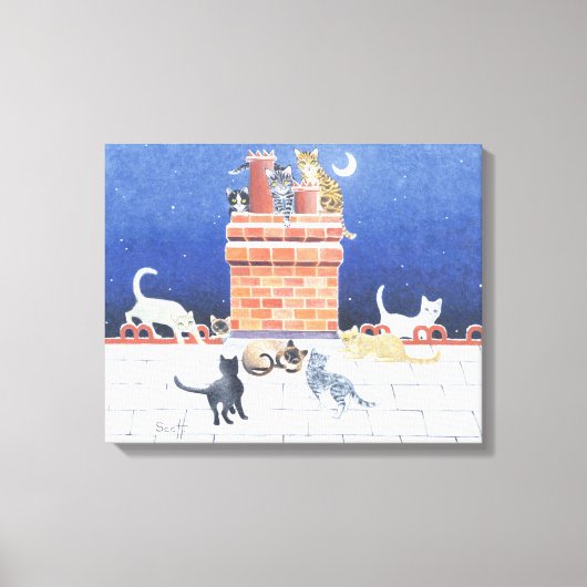 Midnight Madness Canvas Afdruk (Voorkant)