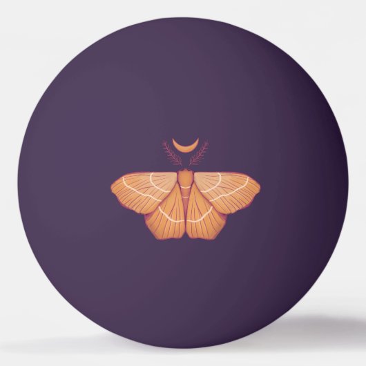 Midnight Magic: Witchy Night Moth Pingpongballen (Voorkant)