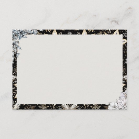 Midnight Majesty Blank Recept Kaart (Voorkant)