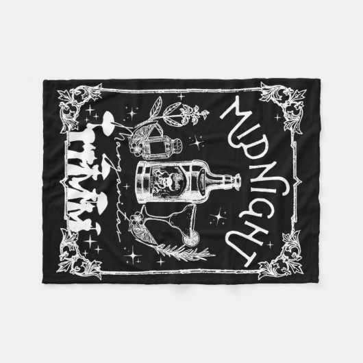 Midnight Margaritas Practical Magic T-shirt Hallow Fleece Deken (Voorkant (Horizontaal))