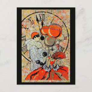 Midnight Masquerade Couple Briefkaart