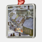 Midnight Mass, beroemd schilderij, Metalen Ornament (Links)