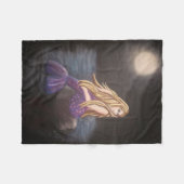 Midnight Mermaid Fleece Blanket (Voorkant (Horizontaal))