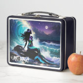 Midnight Mermaid Metal Lunchbox (In situ)