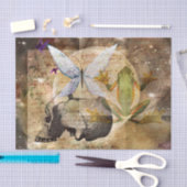 Midnight Moon Magic Spell Frog Decoupage Tissuepapier (Craft)