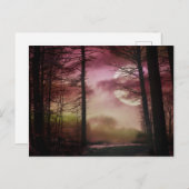 Midnight Moon - Red Briefkaart (Voorkant / Achterkant)