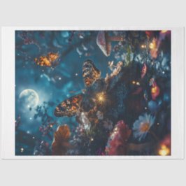 Midnight Moth Mushroom Tissuepapier