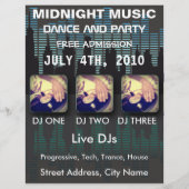 Midnight Music Flyer (Voorkant)