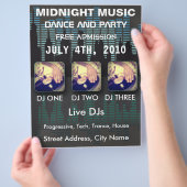 Midnight Music Flyer (Hand)