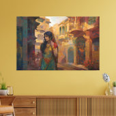 Midnight Musings, by artist Bella Catza Canvas Afdruk (Insitu (Woonkamer))