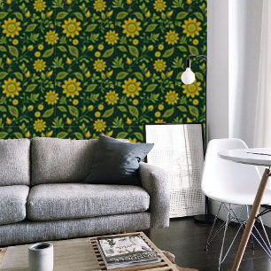 Midnight Mystique Blooms Behang