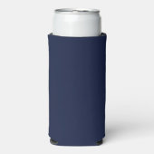 Midnight Navy Blue Solid Color (Seltzer Voorkant)