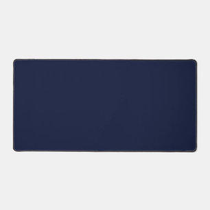 Midnight Navy Blue Solid Color Bureaumat