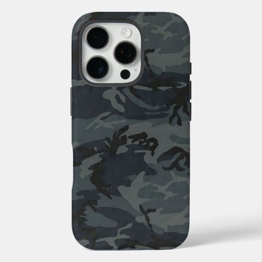Midnight Navy digitale camo Case-Mate iPhone Case (Achterkant)