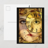 Midnight New Year Briefkaart (Voorkant / Achterkant)