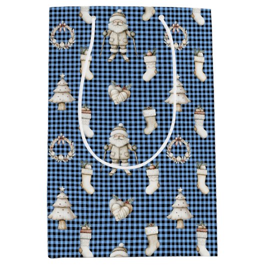 Midnight Nordic Noël! Medium Cadeauzakje (Voorkant)