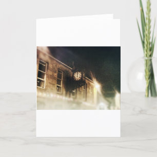 Midnight op Hogmanay Feestdagen Kaart