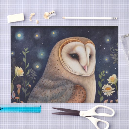 Midnight Owl Tissue Paper Tissuepapier (Craft)