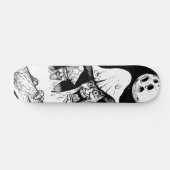 Midnight paddenstoelen skateboard (Horizontaal)