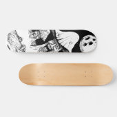 Midnight paddenstoelen skateboard (Horizontaal)