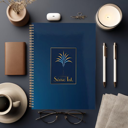 Midnight Palm Collectie Luxury Navy Blue Planner