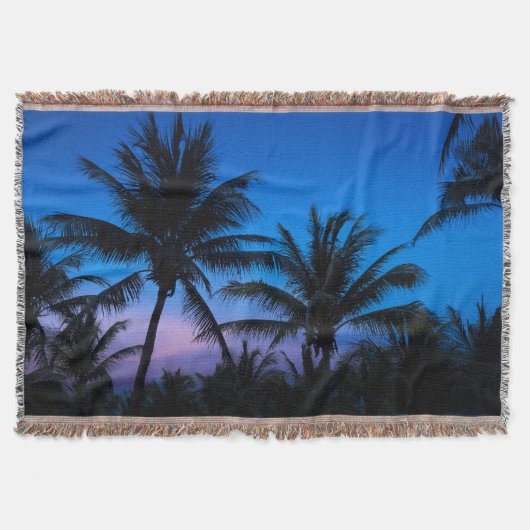 Midnight Palms Deken (Voorkant)