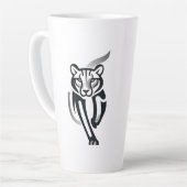 Midnight Panther - Silent Power T-shirt Latte Mok (Linkerhoek)