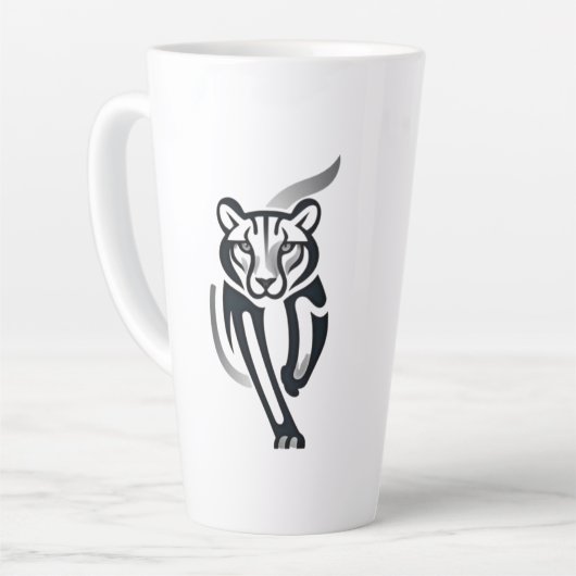 Midnight Panther - Silent Power T-shirt Latte Mok (Linkerhoek)