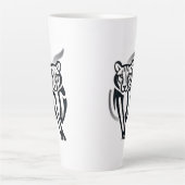 Midnight Panther - Silent Power T-shirt Latte Mok (Voorkant)
