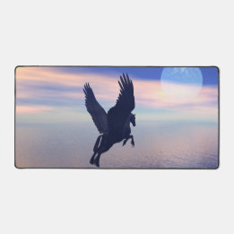 Midnight Pegasus Desk Mat